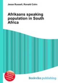 Afrikaans speaking population in South Africa