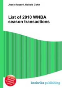 List of 2010 WNBA season transactions