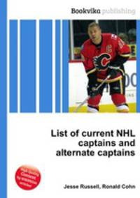 List of current NHL captains and alternate captains