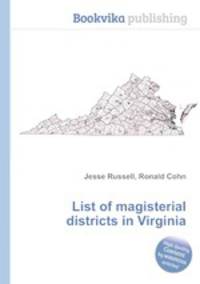 List of magisterial districts in Virginia