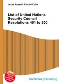 List of United Nations Security Council Resolutions 401 to 500