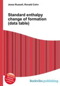 Standard enthalpy change of formation (data table)