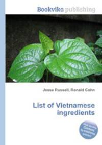 List of Vietnamese ingredients