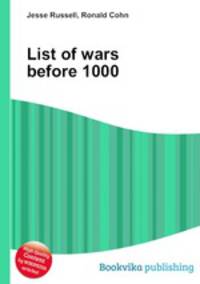 List of wars before 1000