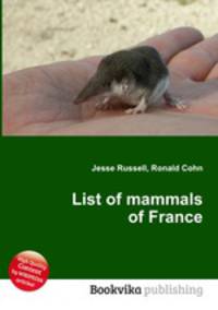 List of mammals of France