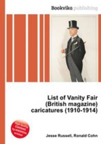 List of Vanity Fair (British magazine) caricatures (1910-1914)