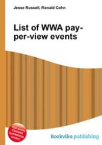 List of WWA pay-per-view events