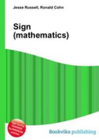 Sign (mathematics)