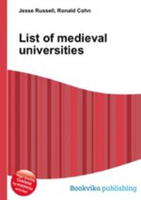 List of medieval universities