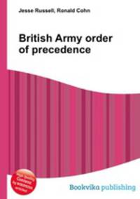 British Army order of precedence
