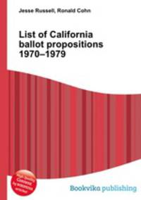List of California ballot propositions 1970–1979