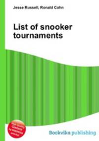 List of snooker tournaments