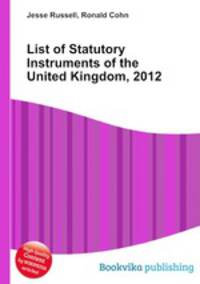 List of Statutory Instruments of the United Kingdom, 2012