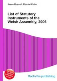 List of Statutory Instruments of the Welsh Assembly, 2006