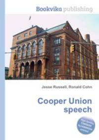 Cooper Union speech