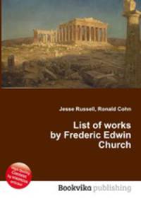 List of works by Frederic Edwin Church
