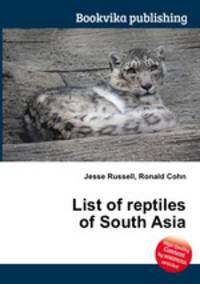 List of reptiles of South Asia