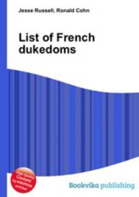 List of French dukedoms