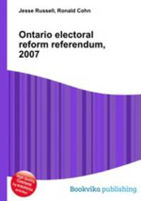 Ontario electoral reform referendum, 2007