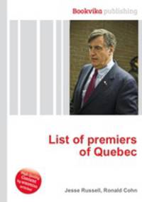 List of premiers of Quebec