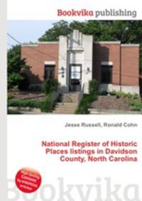 National Register of Historic Places listings in Davidson County, North Carolina