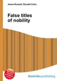 False titles of nobility