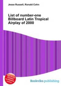 List of number-one Billboard Latin Tropical Airplay of 2000