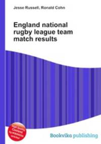 England national rugby league team match results