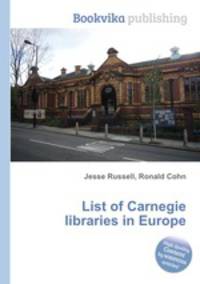 List of Carnegie libraries in Europe