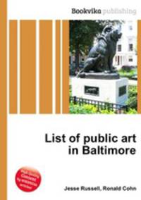 List of public art in Baltimore