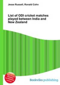 List of ODI cricket matches played between India and New Zealand