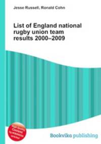 List of England national rugby union team results 2000–2009