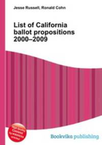 List of California ballot propositions 2000–2009