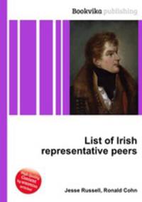 List of Irish representative peers