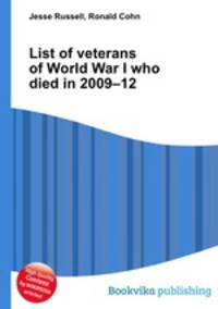 List of veterans of World War I who died in 2009–12
