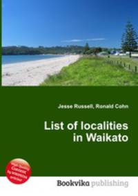 List of localities in Waikato