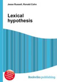 Lexical hypothesis