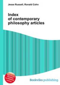 Index of contemporary philosophy articles