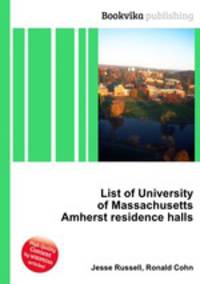 List of University of Massachusetts Amherst residence halls