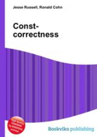 Const-correctness