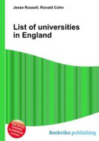 List of universities in England