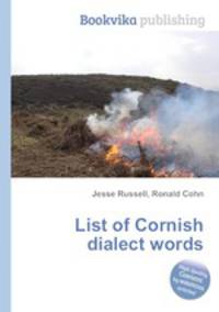 List of Cornish dialect words