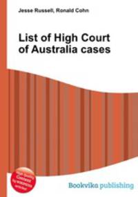 List of High Court of Australia cases