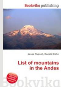 List of mountains in the Andes
