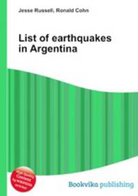 List of earthquakes in Argentina