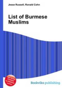 List of Burmese Muslims