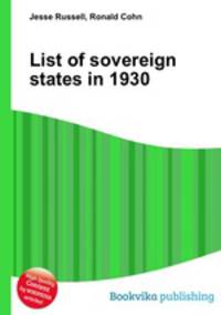 List of sovereign states in 1930