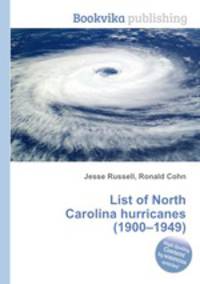 List of North Carolina hurricanes (1900–1949)