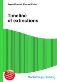 Timeline of extinctions