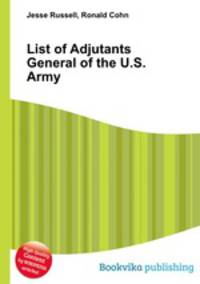 List of Adjutants General of the U.S. Army
